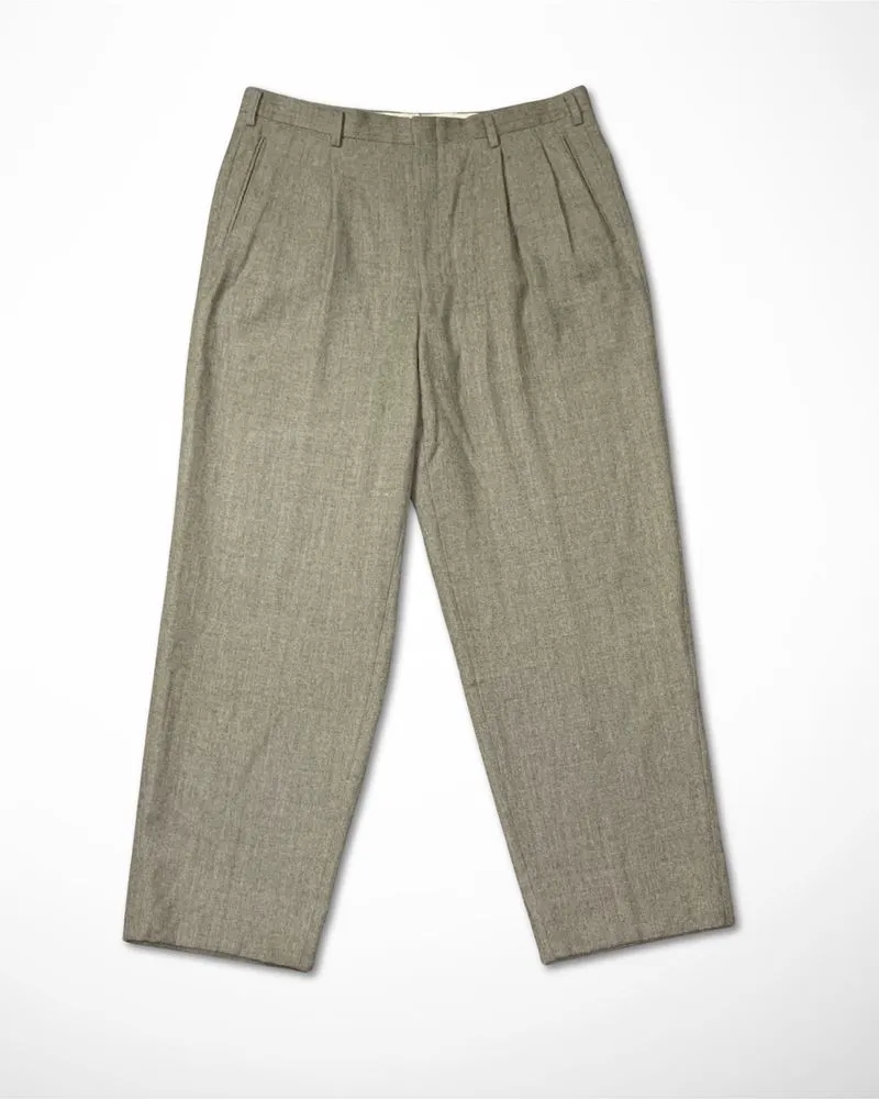 Farago Casual Pant Wool Brown photo 1