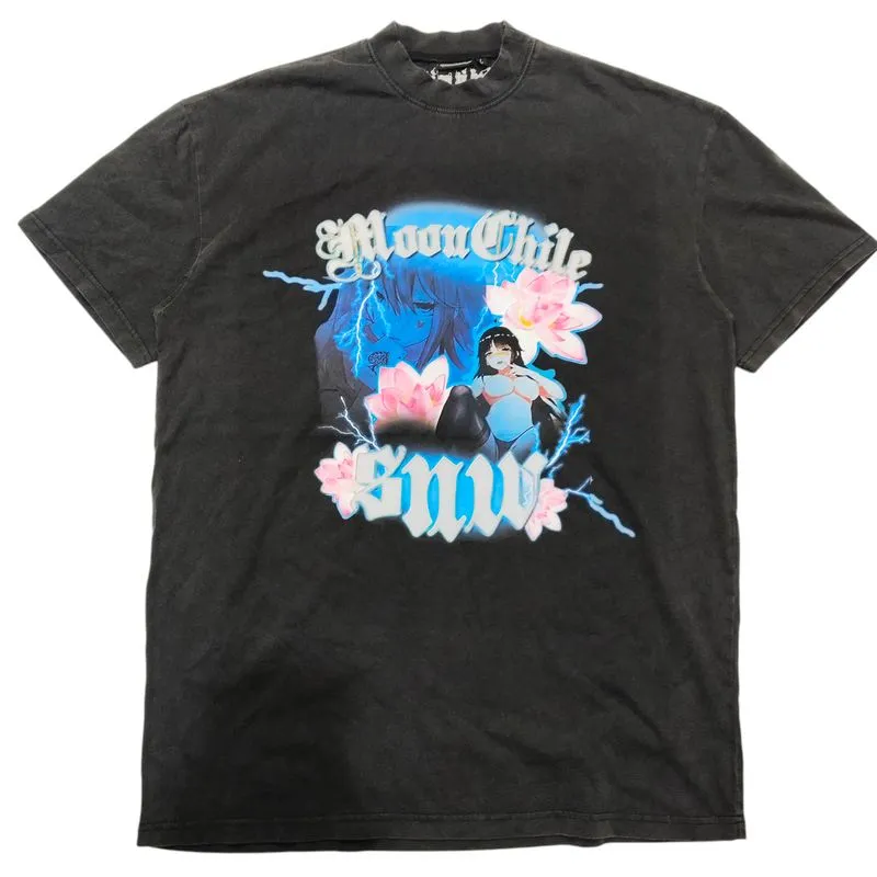 Streetwear T-shirt Pria black photo 1