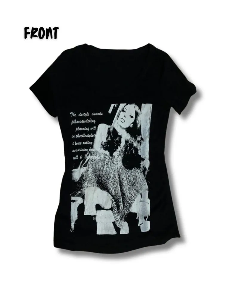 Black Y2K T-shirt  photo 1