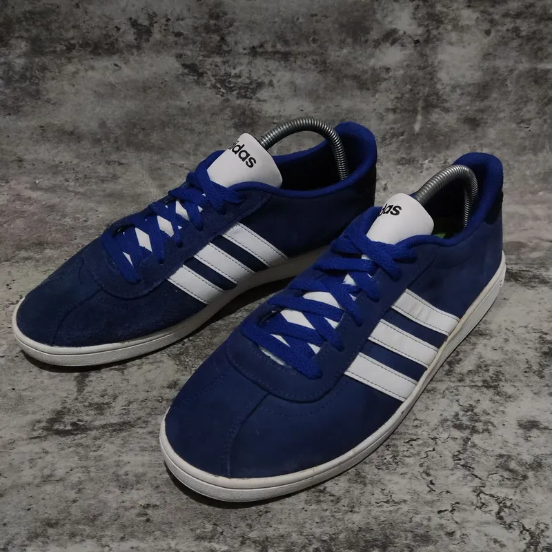 Adidas Sportswear Sneakers Pria white blue photo 1