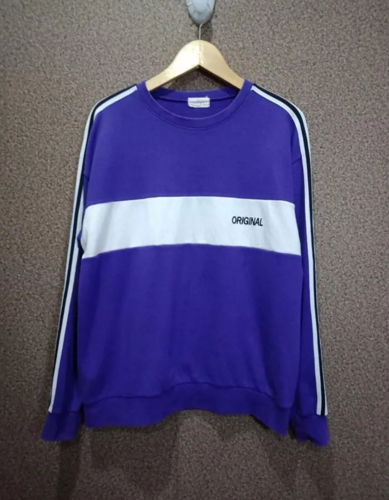 Sweater shirt crewneck strip hand photo 1