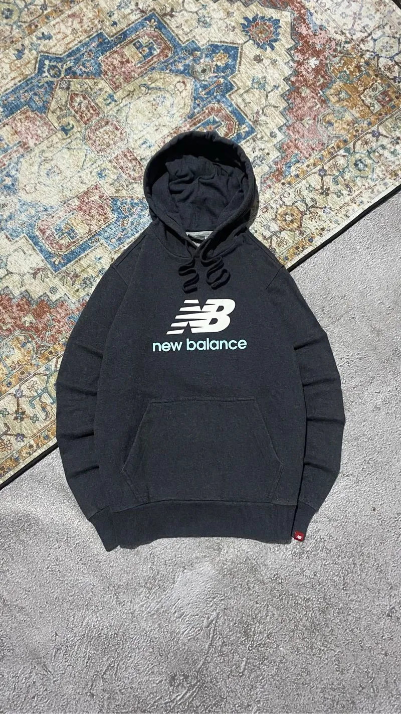 New Balance Athletics French Terry Logo Men's Hoodie - Grey  photo 1