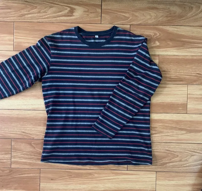 Vintage Grunge Sweatshirt Pria red black photo 1