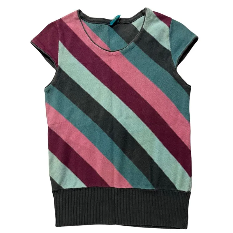 stripe knit top photo 1