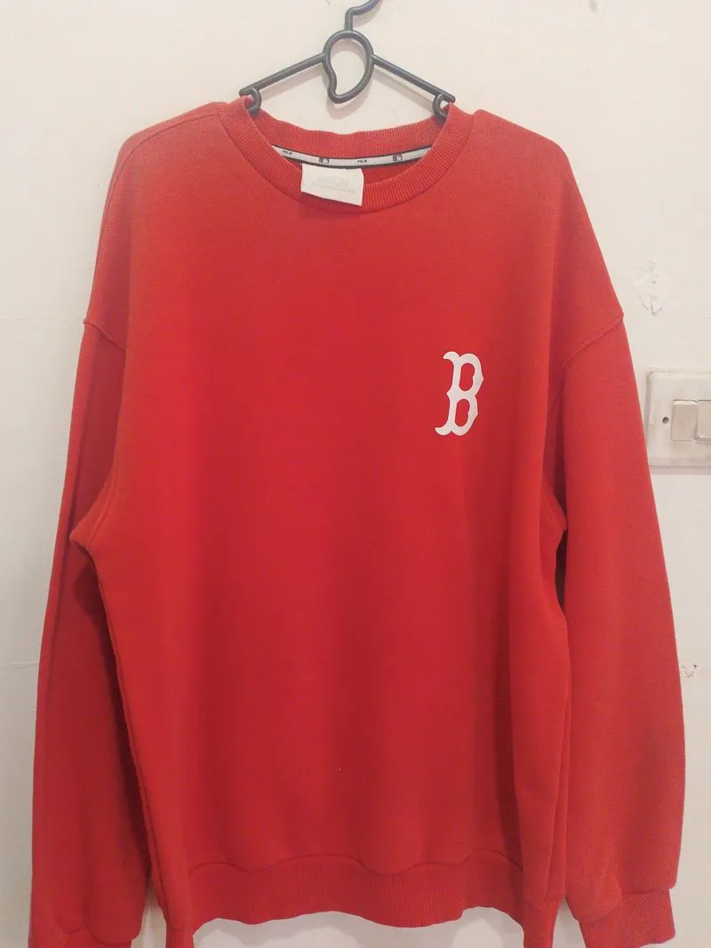 MLB Streetwear Casual Sweater Pria red photo 1