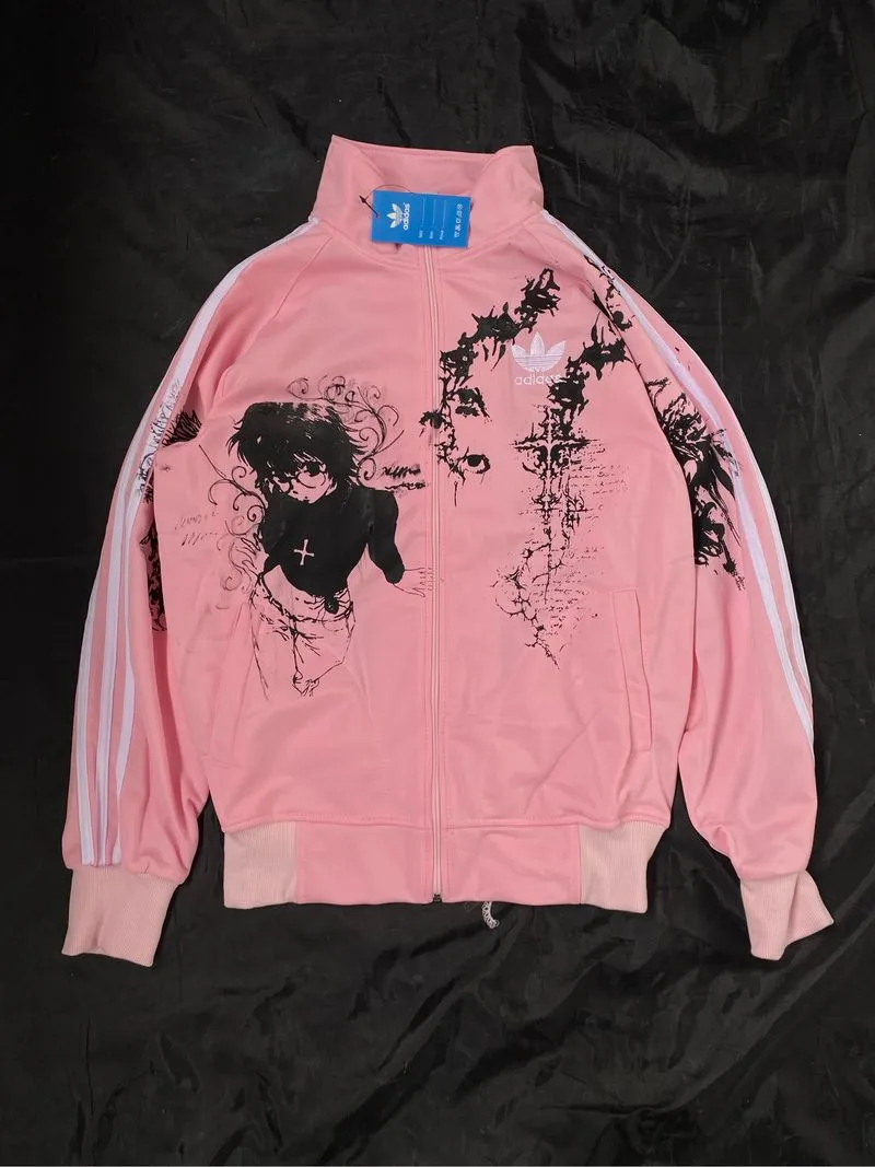 adidas pink custom photo 1
