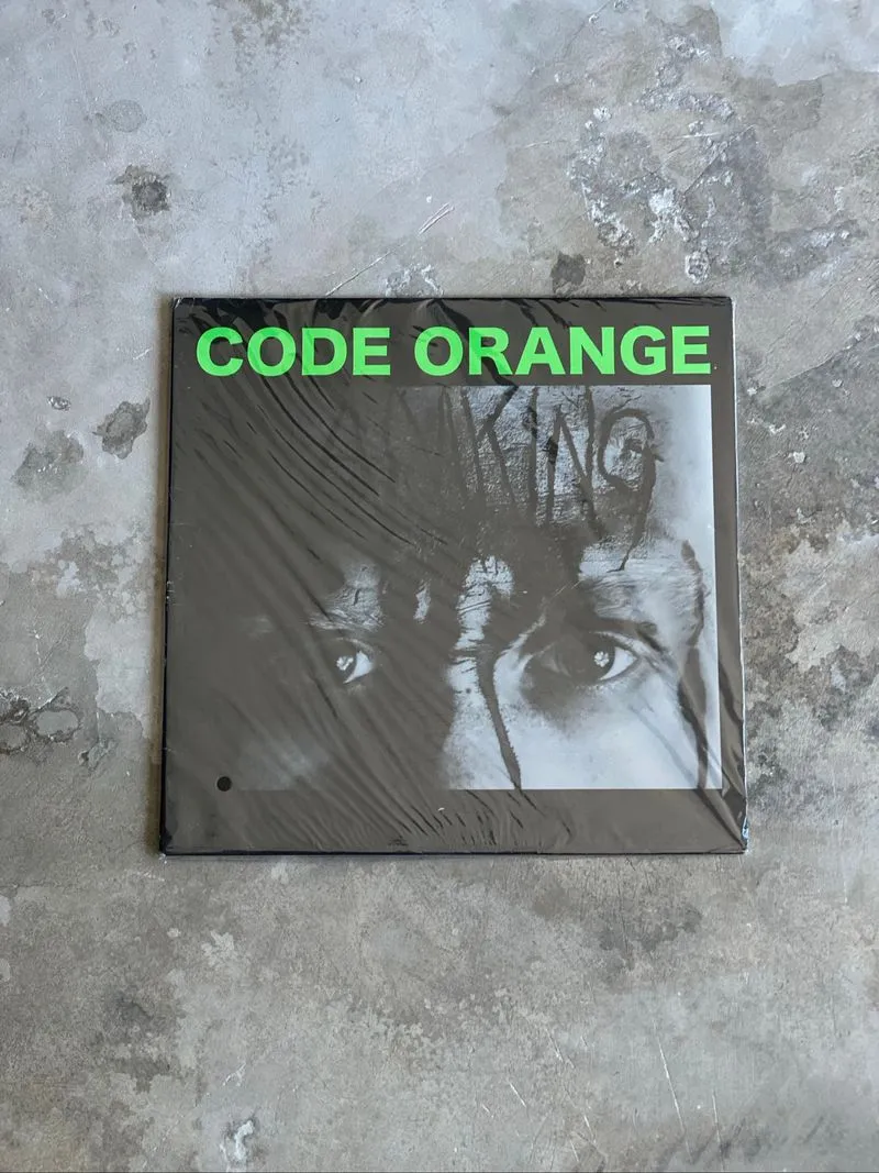 LP vinyl Code Orange I am King green opaque rare piringan hi photo 1