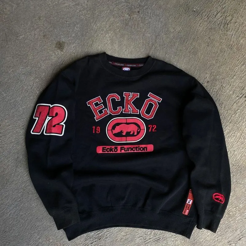 ECKO UNLTD Vintage Casual Sweater Pria black