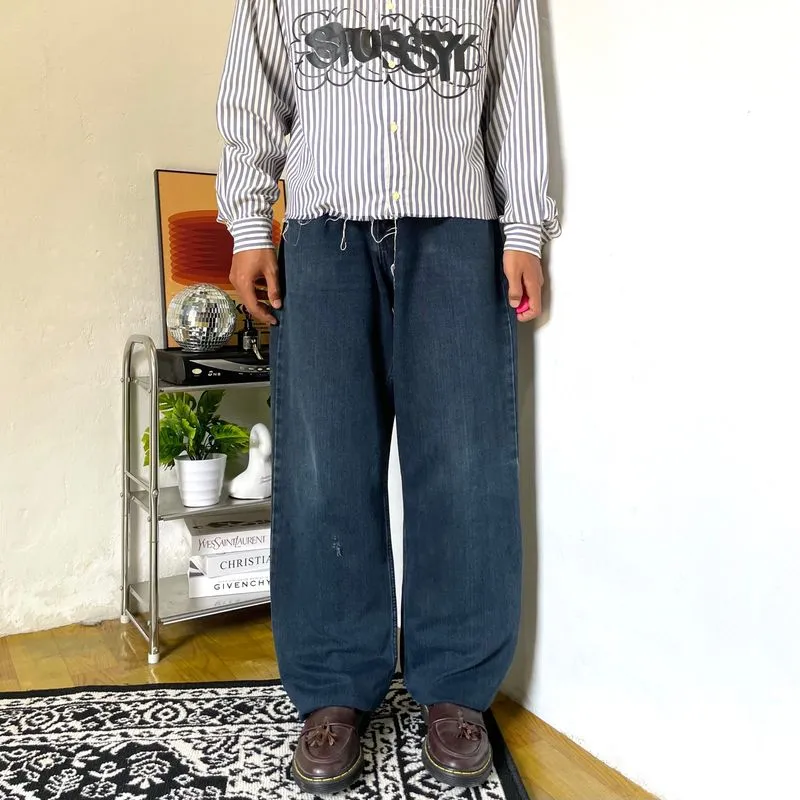 Cole deepblue denim loose fit by Japanese photo 1