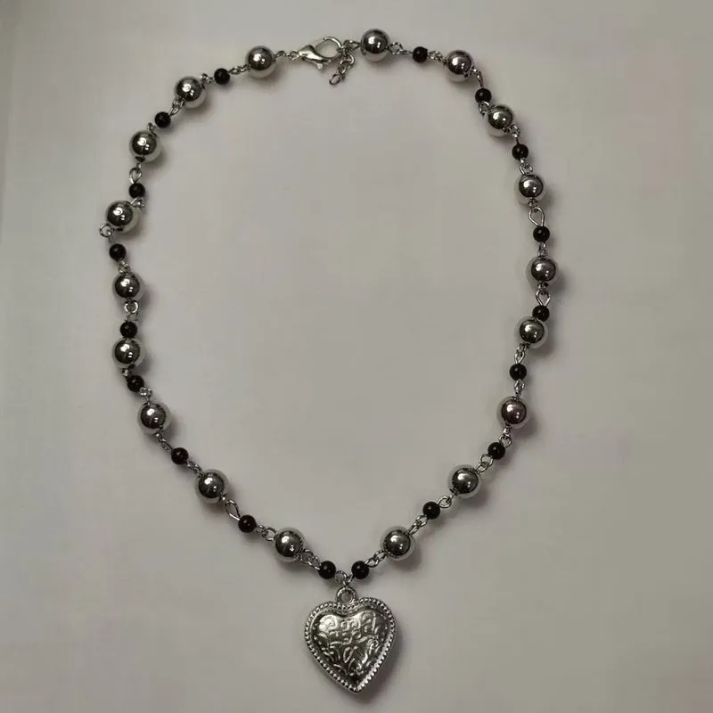 Y2K Black Neck Choker Grunge Cyber Core photo 1