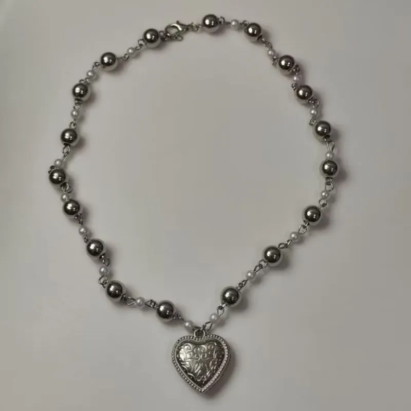 Y2K White Neck Choker Grunge Cyber Core photo 1