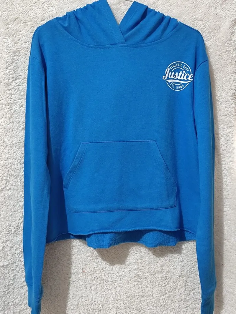 Justice Crop Top Hoodie photo 1