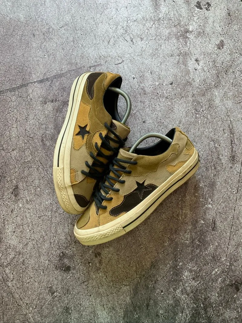 Converse One Star Camo Black Olive photo 1