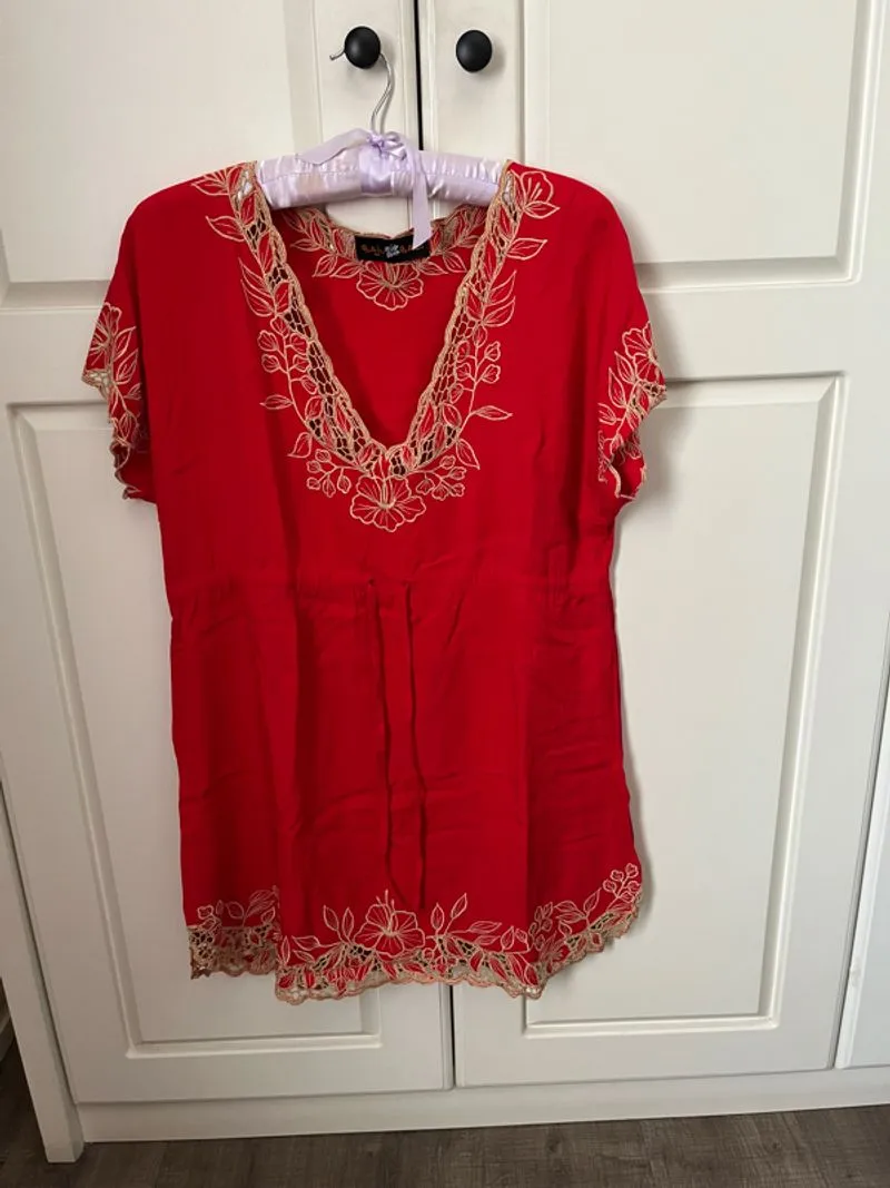 Mini dress red  photo 1