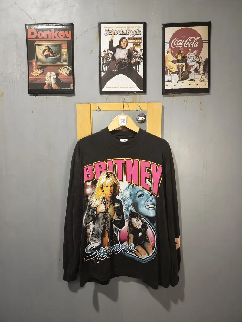 T-shirt bootlage Retro R3boot Britney Spears Long Sleeve photo 1