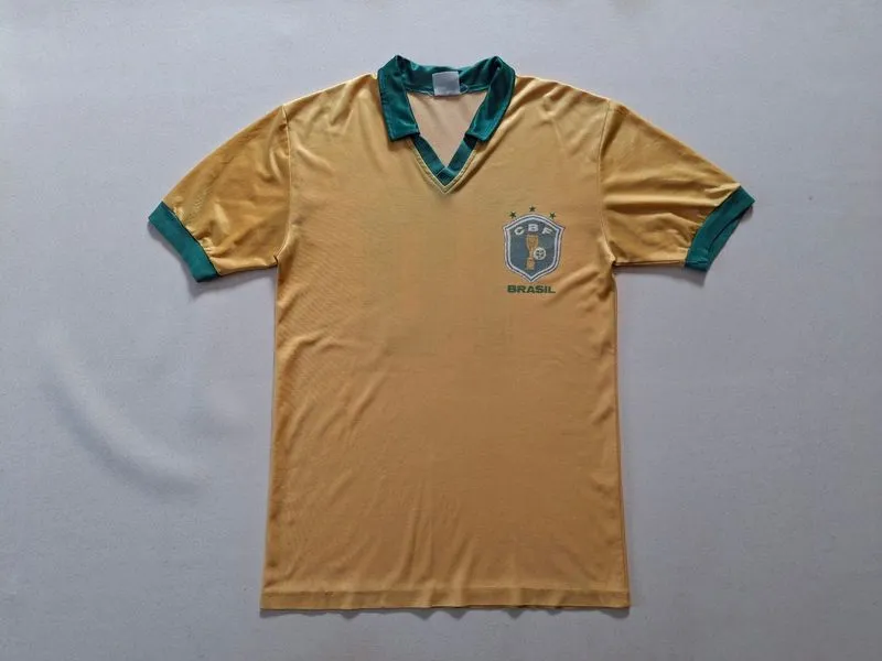 JERSEY VINTAGE BRASIL HOME TAHUN 1986 WORLD CUP photo 1