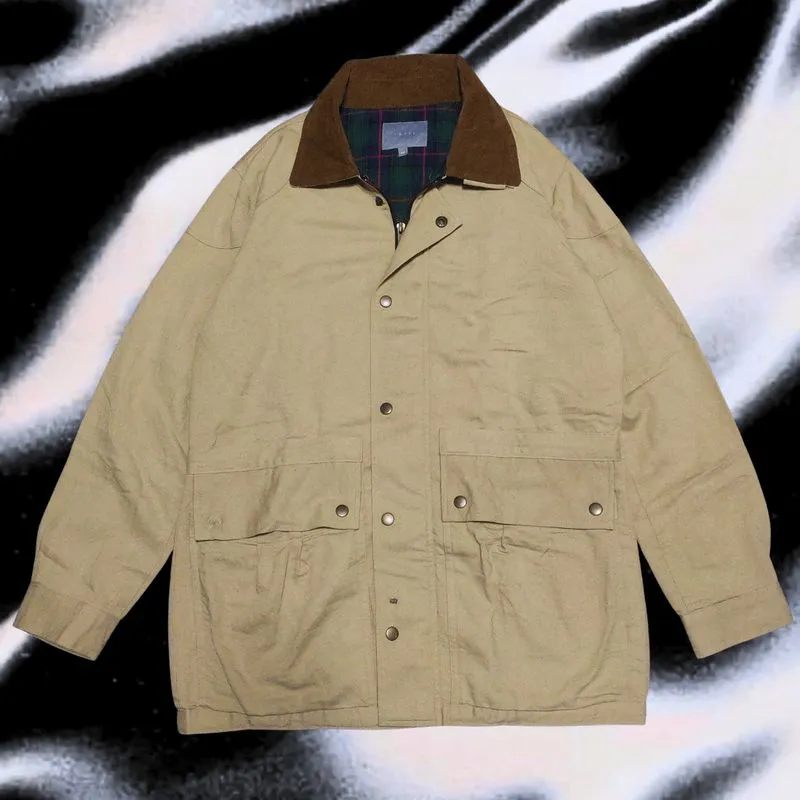 Hunting Jacket Canvas Beige Women by Lapel (M-L) photo 1