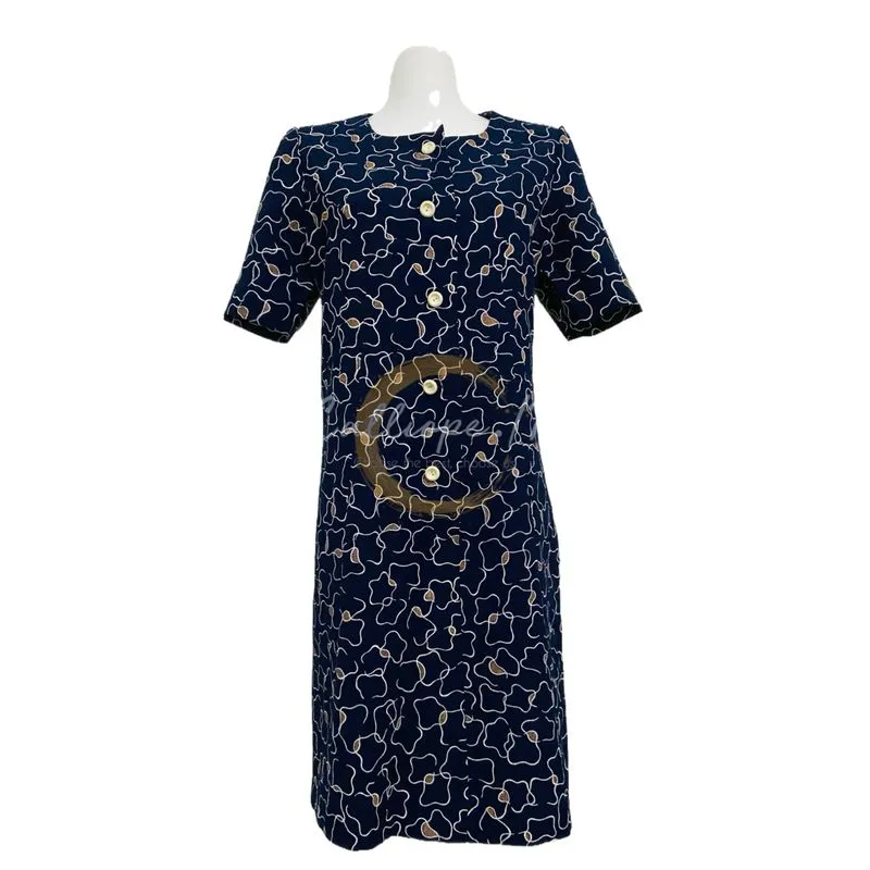 Avant Garde Coquette Midi dress Wanita navy photo 1