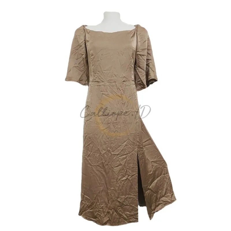 Coquette Casual Evening dress Wanita tan photo 1