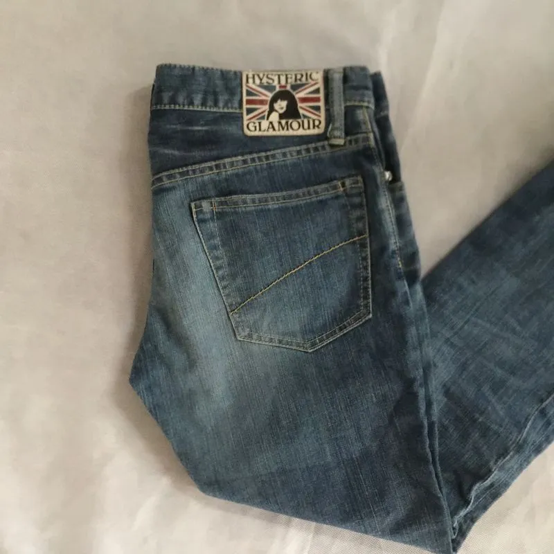 Hysteric Glamour Vintage Y2K Jeans Pria blue photo 1