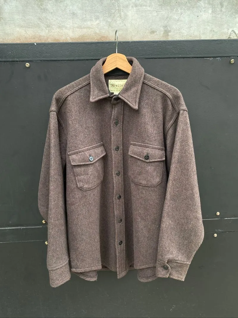 Vintage Melton Wool Shirt photo 1