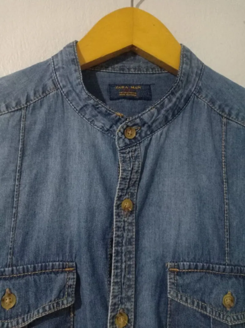 Kemeja Zara Shanghai Size M Slim photo 1
