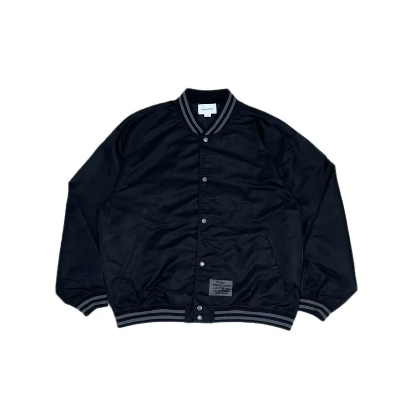 Thisisneverthat Satin Varsity Jacket photo 1