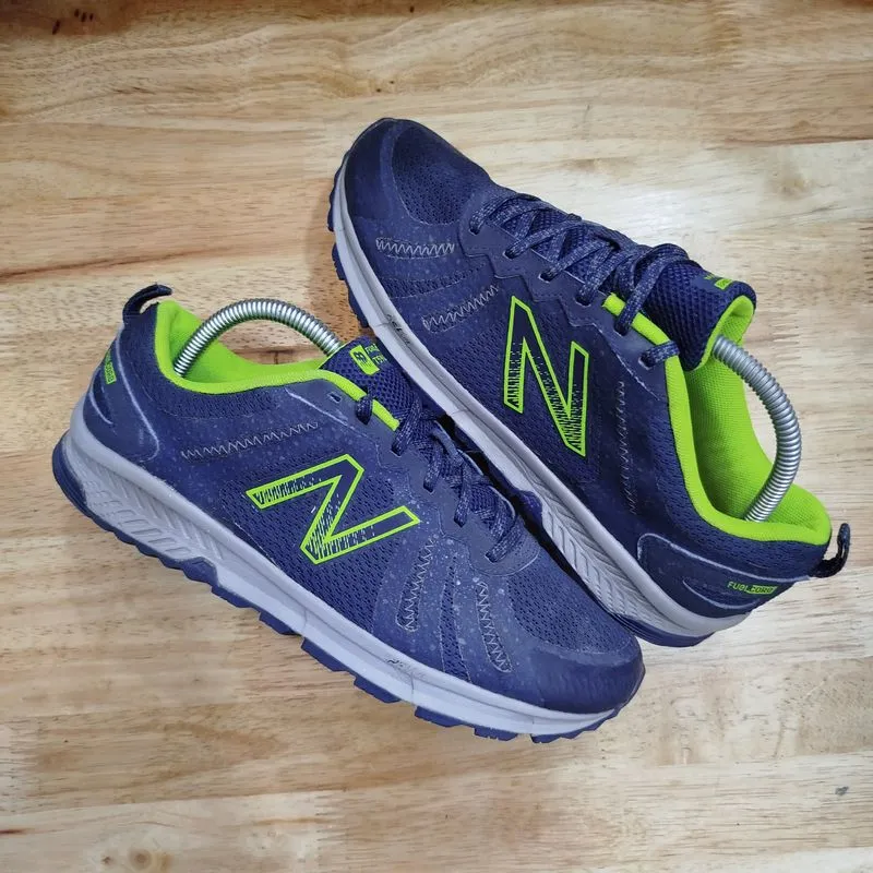 New Balance Sportswear Casual Sneakers Pria green blue photo 1