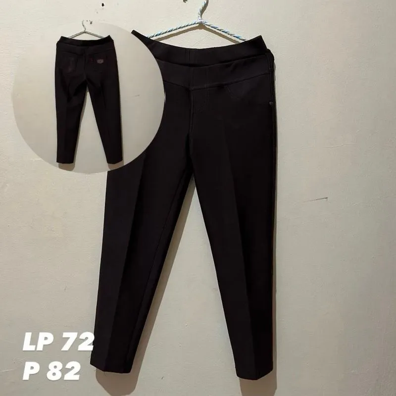 Celana Trousers Bahan Slim Fit Wanita  photo 1