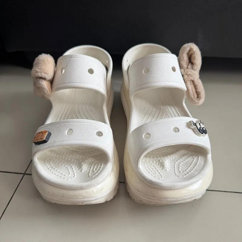 CROCS Classic Mega Crush Unisex Sandal Wanita W8 Original photo 1