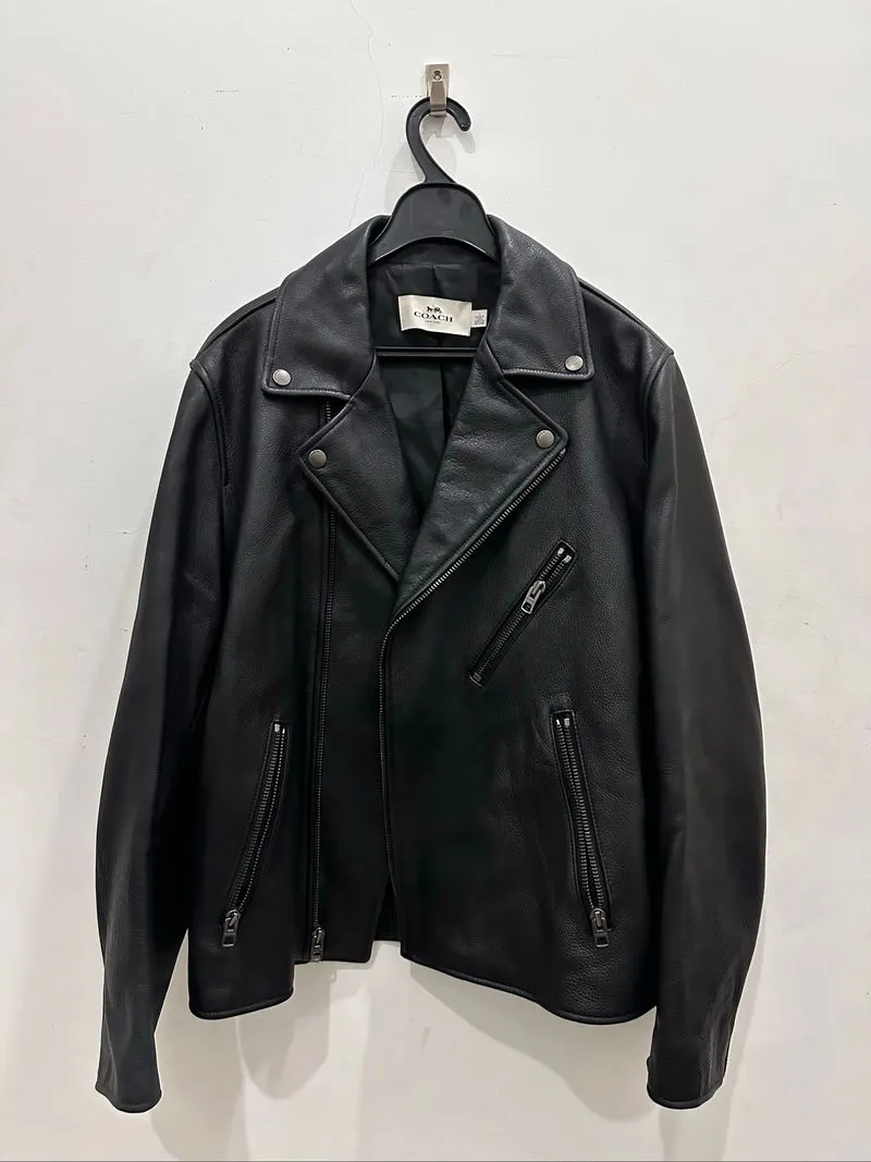 Coach Leather Moto Jacket photo 1