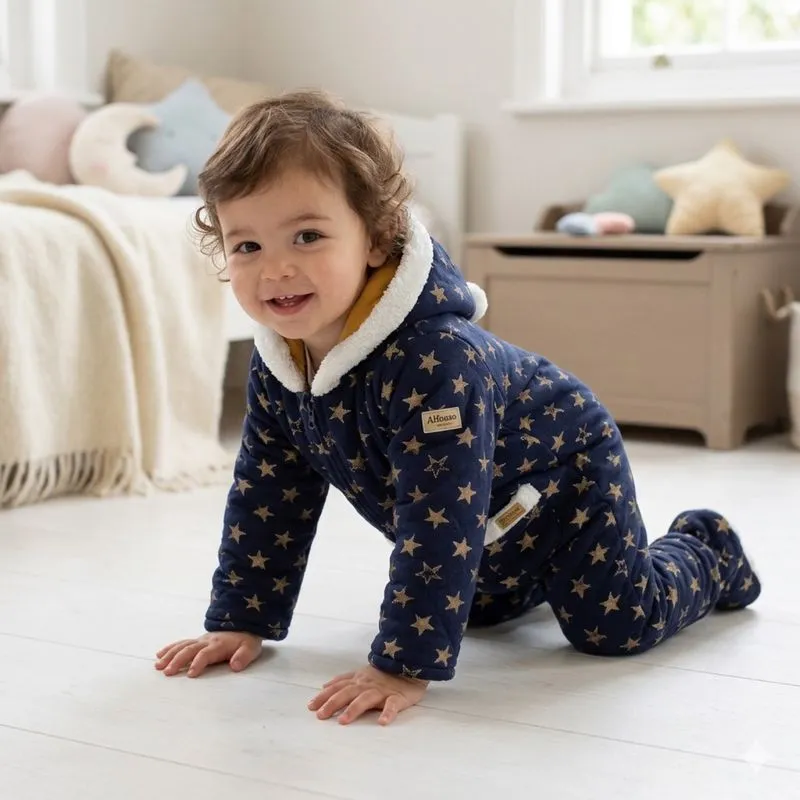Winter jumpsuit anak Alfonso navy cakep photo 1