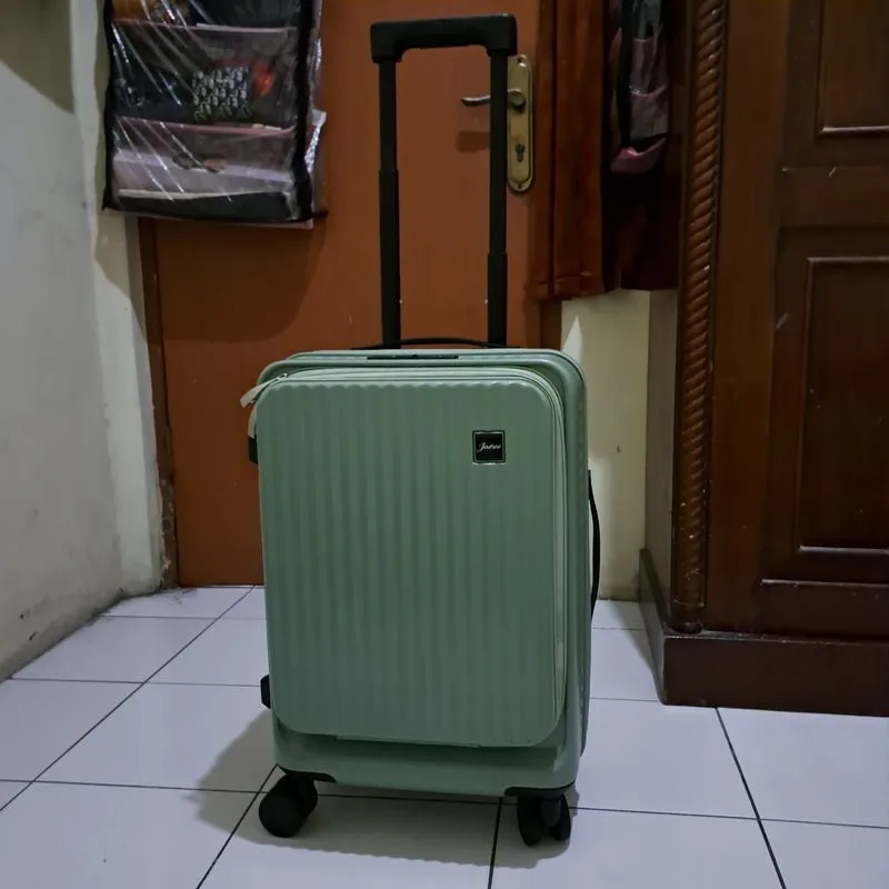 Koper 20 inch kabin dan bagasi front Top load ringan anti pe photo 1