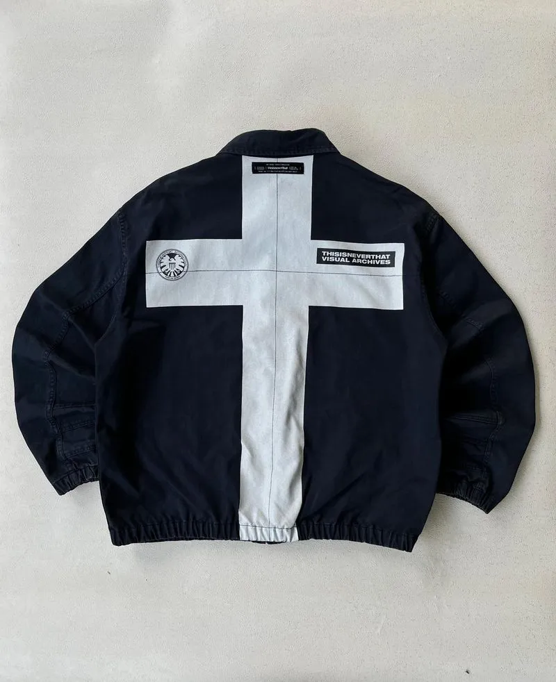 Thisisneverthat Visual Archive "Ten 十" Zip Work Jacket photo 1