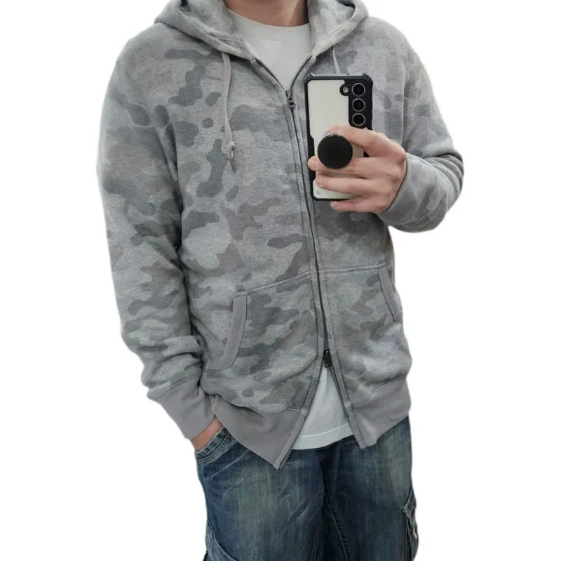 zipp hoodie uniqlo camo photo 1