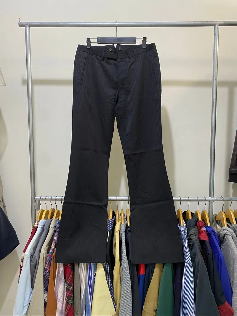 Katharine Hamnett London Pinstripe Flared Pants photo 1