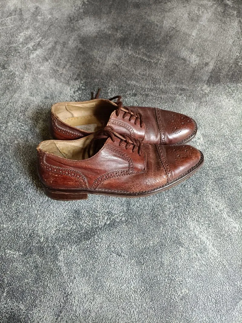 Sepatu Kulit Asli Wingtip made in Italy Original Mafioso photo 1