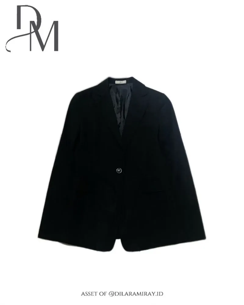 Paco Rabanne Paris Authentic Classic Black Blazer Hitam photo 1