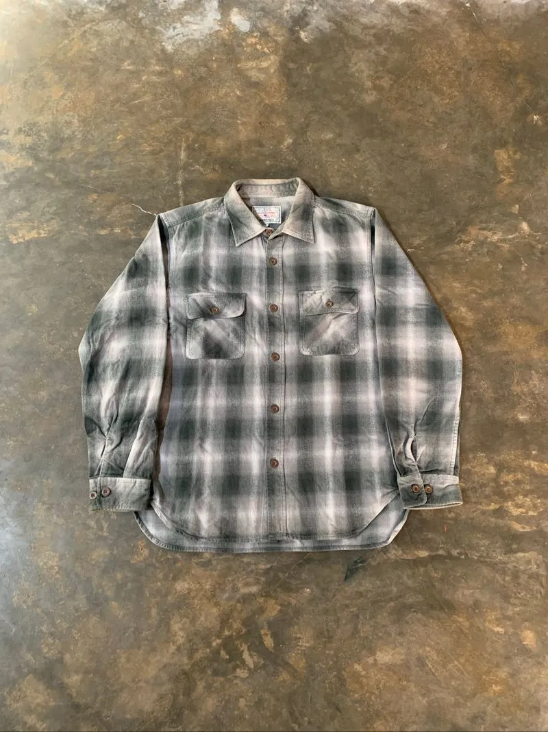 Avirex veterano plaid heavy flannel double pocket photo 1