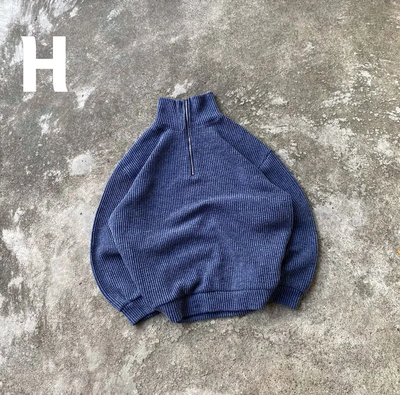 Casual Sweater Pria blue photo 1