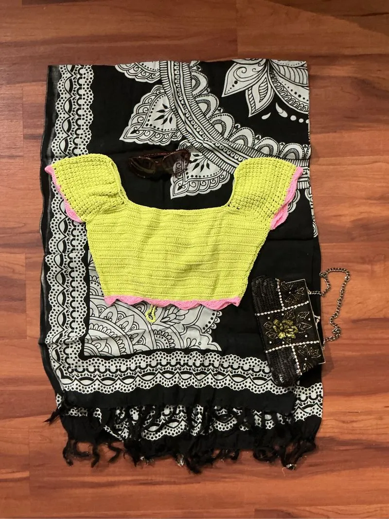 hand crocheted shirt  photo 1
