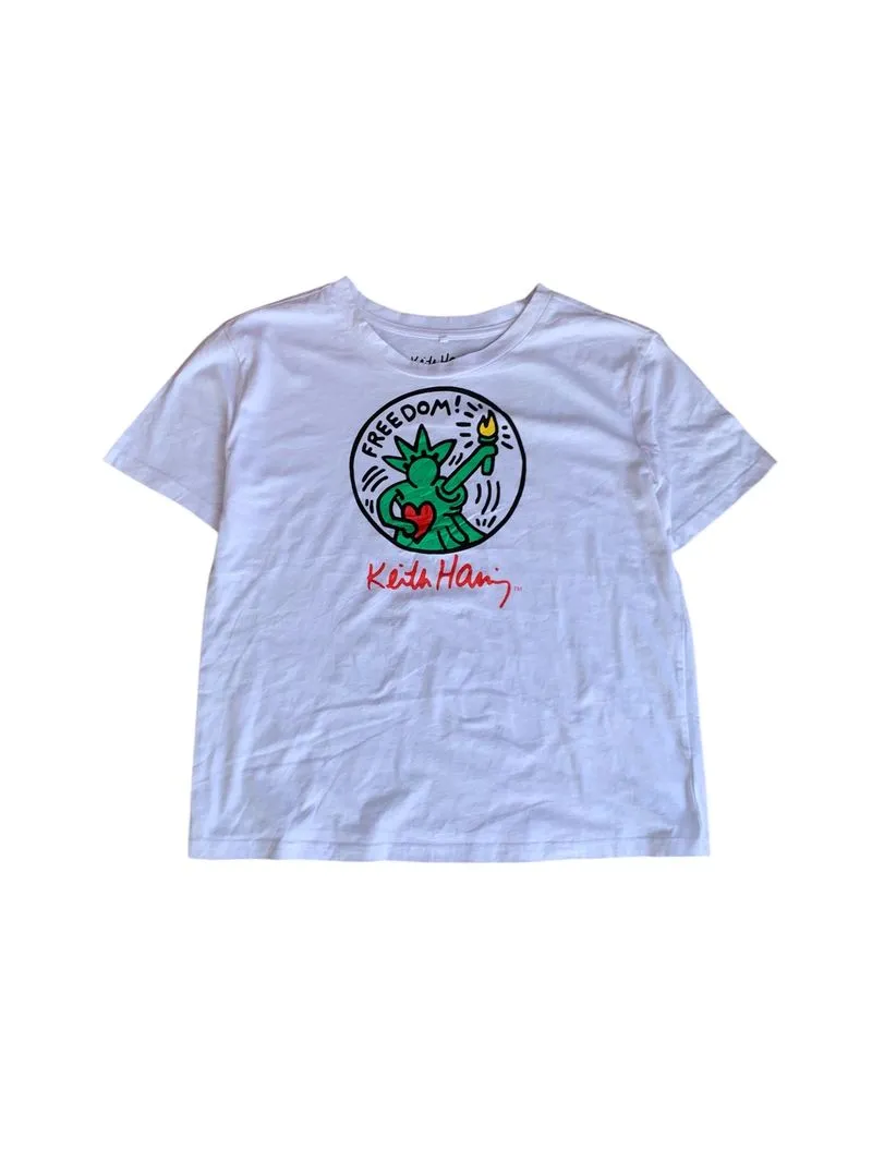 Keith Haring Streetwear Luxury T-shirt Pria white photo 1