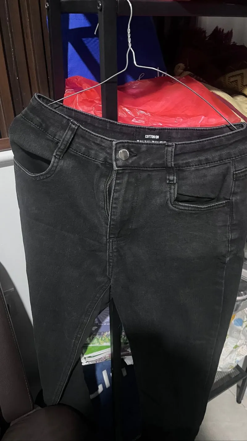 cotton on jeans abu abu kehitaman  photo 1