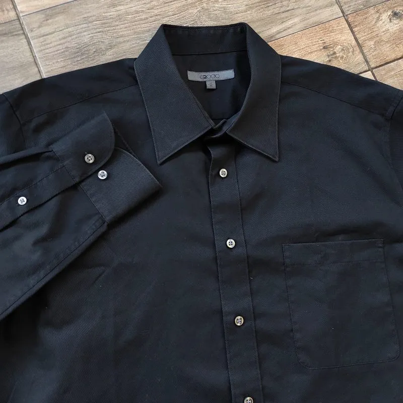 Kemeja Hitam G2000 ld 122 photo 1