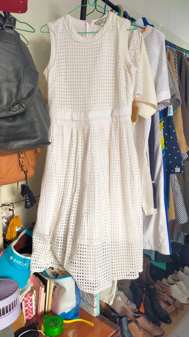 Broklat sleeves dress photo 1
