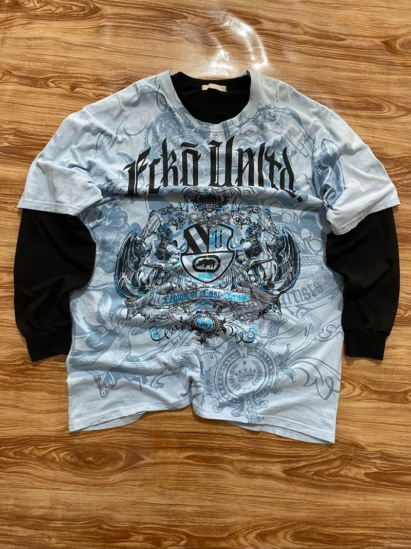 Tees ecko mcm full print (rare)  photo 1