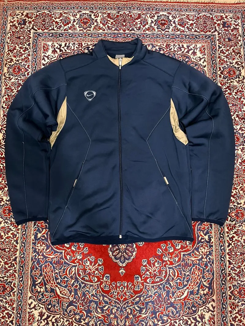 Nike Navy Blue Track Jacket Streetwear photo 1