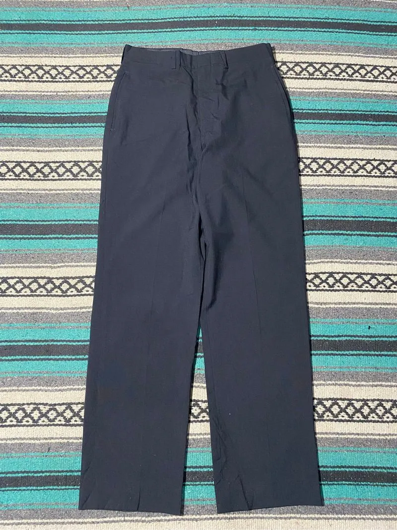 1990s Watauga Apparel US Navy Men's Poly Wool Trousers photo 1