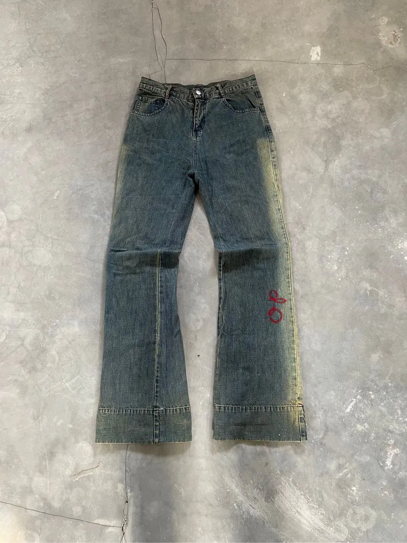 Vintage 1990’s Ocean Pacific Flare Boot Cut Jeans Washed  photo 1