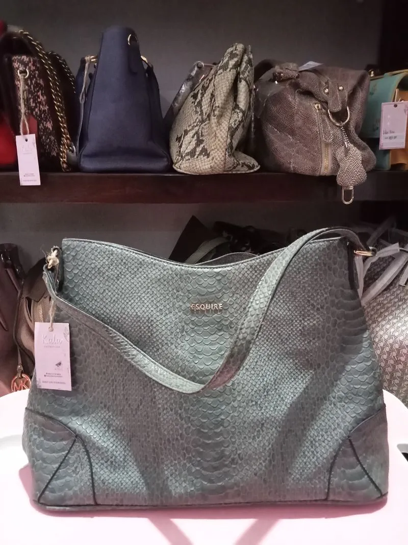 Vintage Tote bag Wanita gray photo 1
